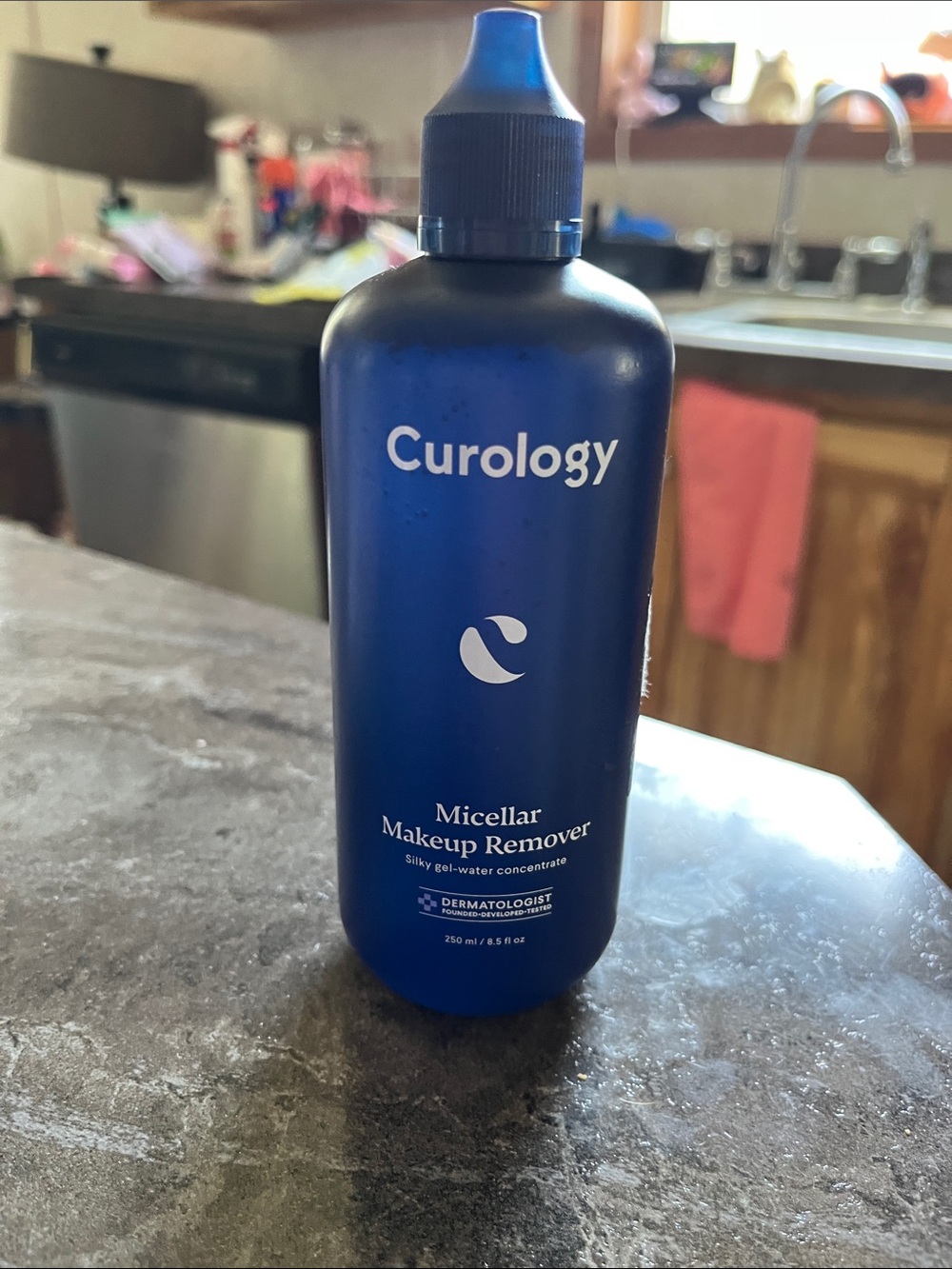 Curology Micellar Makeup Remover — Deep Blue Bottle